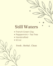 Load image into Gallery viewer, STILL WATERS Soap | French Green Clay Soap | Handmade Cold Process Soap
